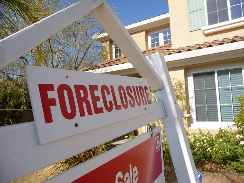 foreclosure sign board